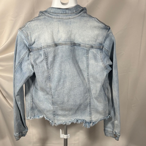 KanCan SZ M Light Blue Denim Jacket - Picture 5 of 6